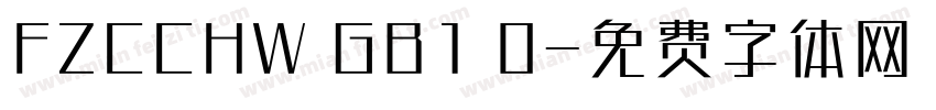 FZCCHW GB1 0字体转换